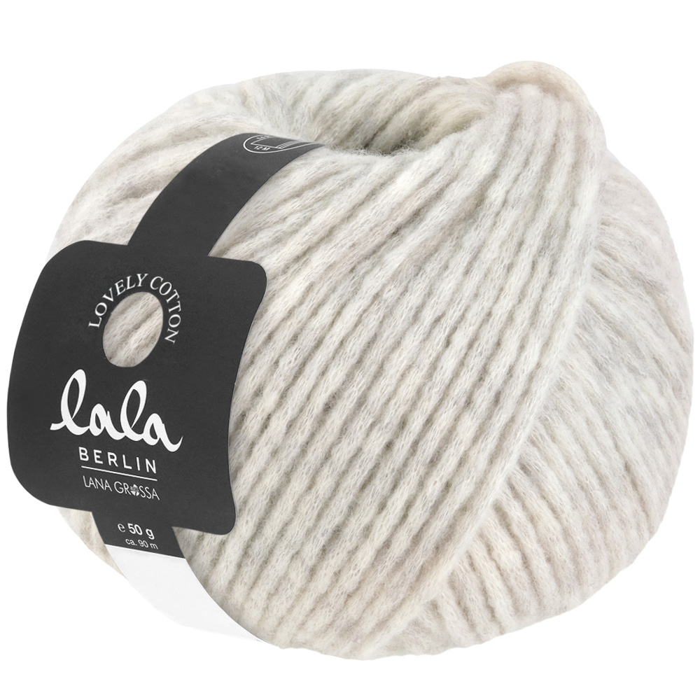 Garnbild Lana Grossa Lovely Cotton Lichtgrau Nr. 37