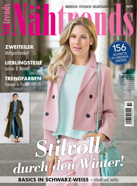 Magazin Produktbild: Nähtrends 10/19- Stilvoll durch den Winter!