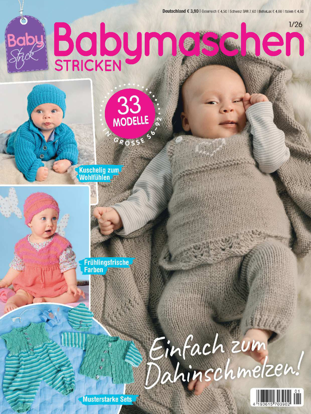 Magazin Produktbild: Baby Strick 26001 - Babymaschen - Einfach zum Dahinschmelzen!