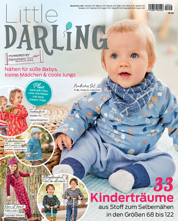 Magazin Produktbild: Little Darling - 33 Kinderträume aus Stoff zum Selbernähen