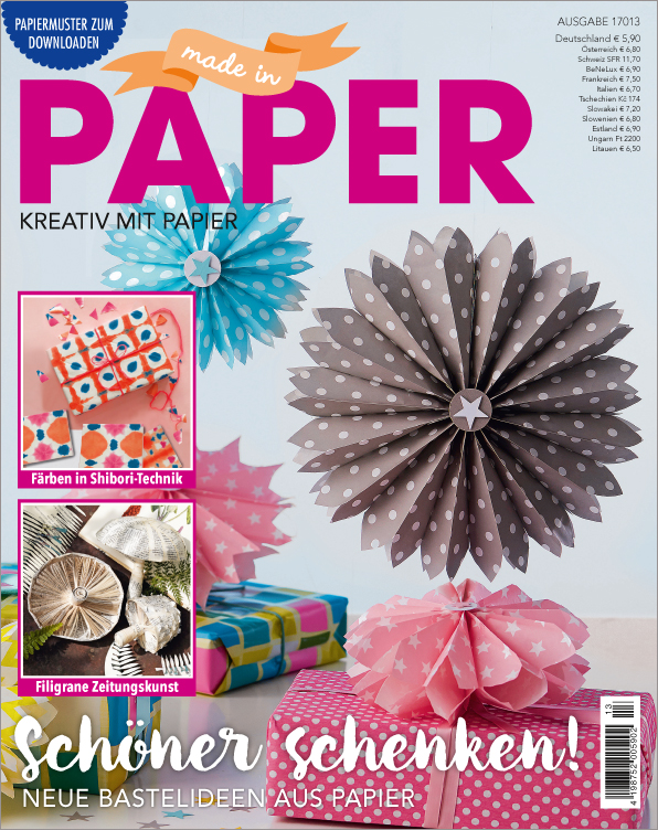 Made in Paper Nr. 13/2017 - Schöner schenken!