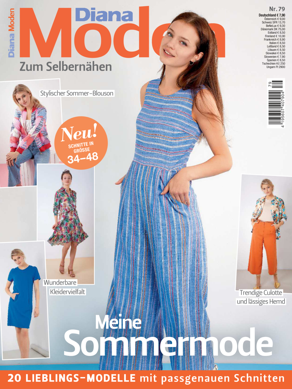Diana Moden Nr. 79/2021 - Meine Sommermode Magazin Produktbild: Diana Moden Nr. 79/21 - Meine Sommermode