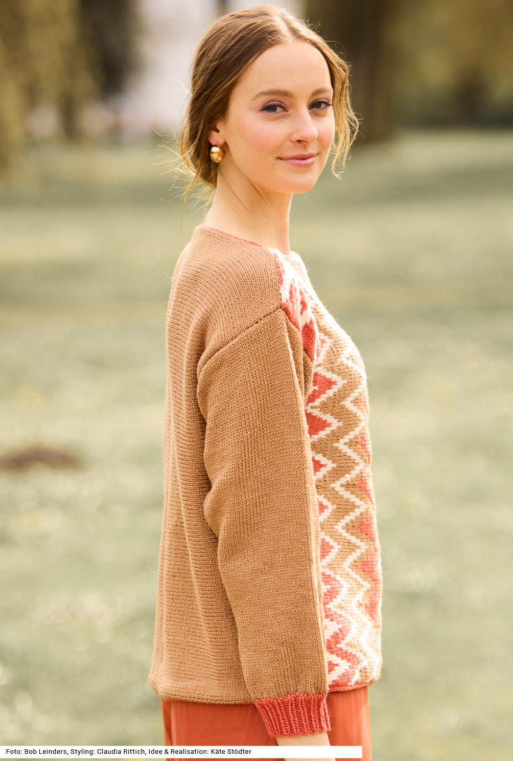 Modellansicht Bild 4: Pullover mit Jacquardmuster