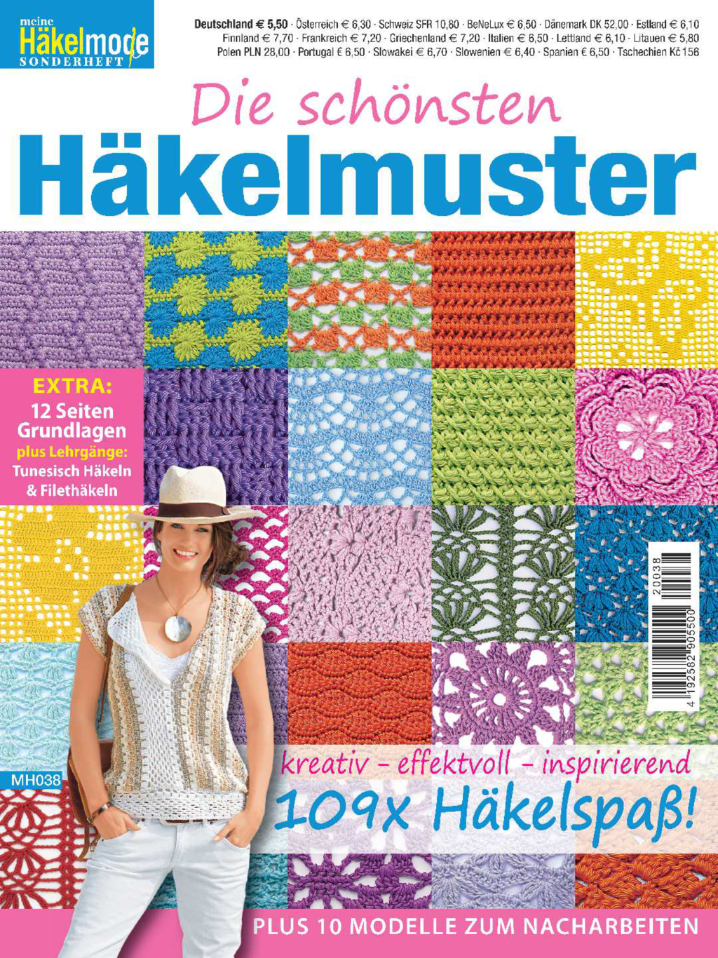 Magazin Produktbild: Meine Häkelmode Sonderheft MH 038 - Die schönsten Häkelmuster