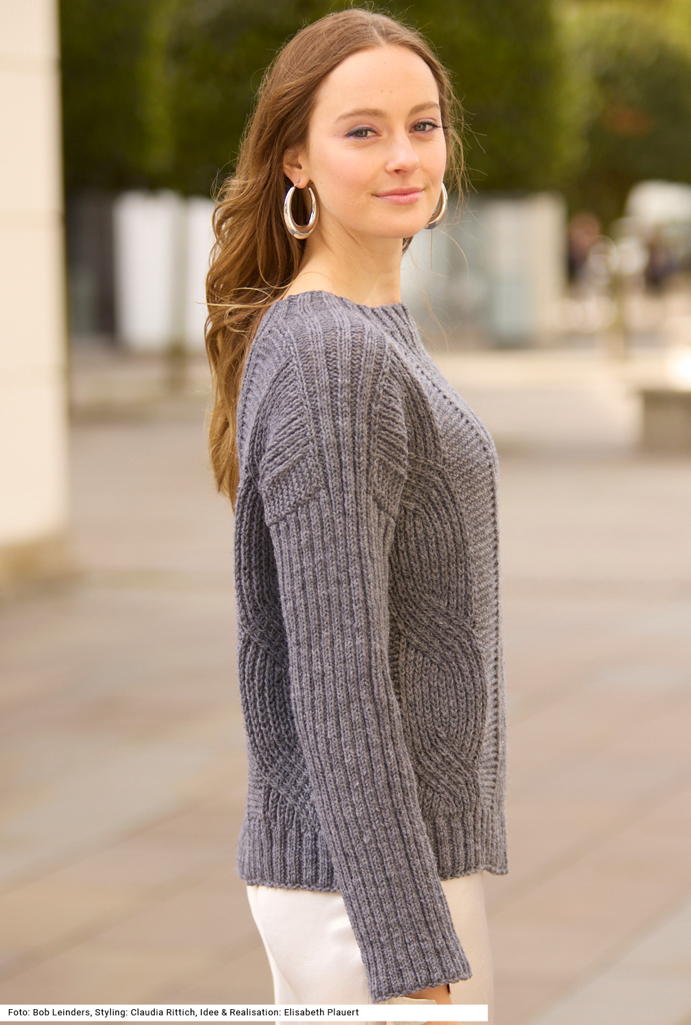 Modellansicht Bild 4: Pulli mit Sattelschulter