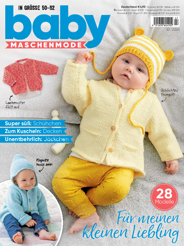 Magazin Produktbild: Baby Maschenmode 47/2020 - Für meinen kleinen Liebling