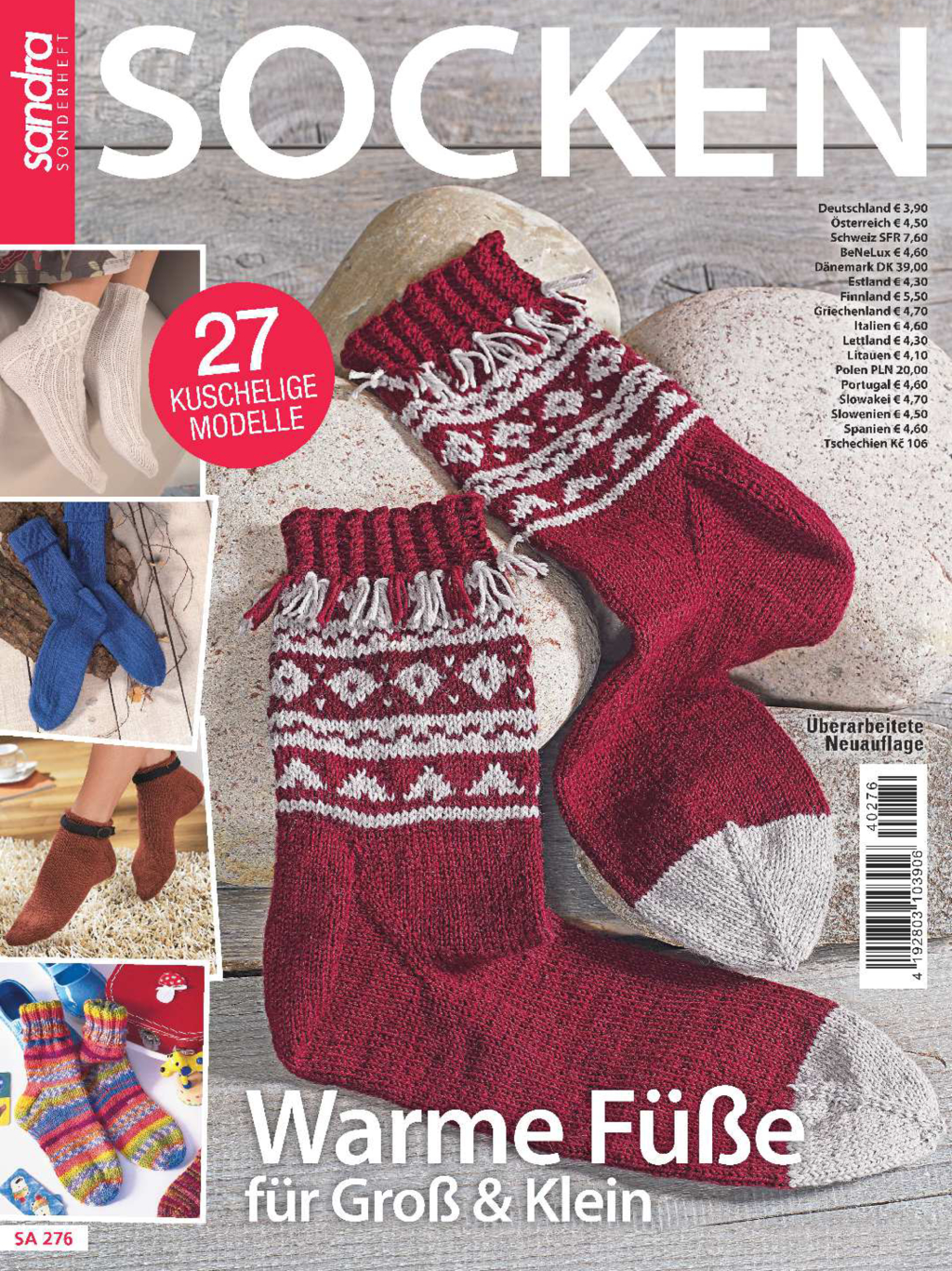 Sandra Sonderheft SA 276 - Socken Magazin Produktbild: Sandra Sonderheft SA 276 - Socken