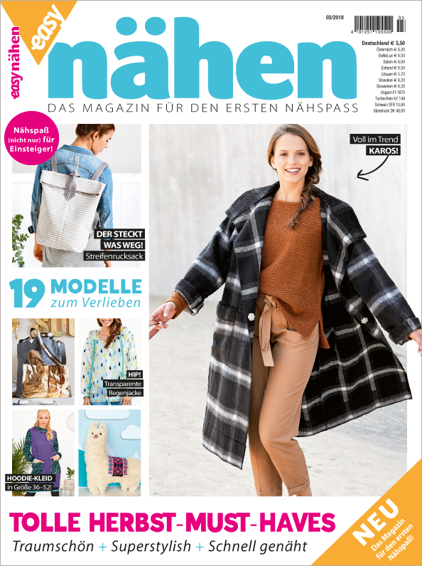Magazin Produktbild: Easy Nähen - Tolle Herbst-Must-Haves