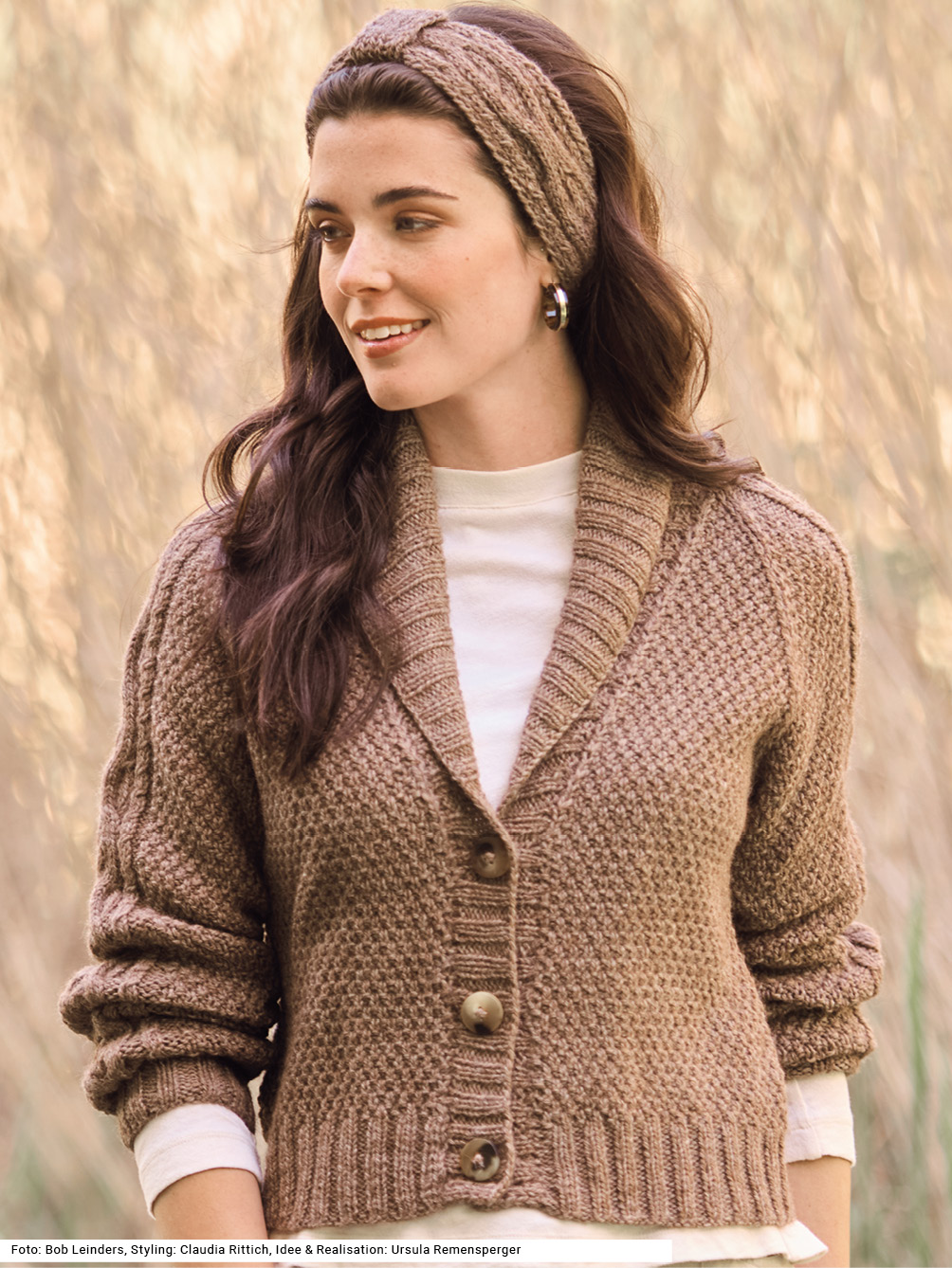 Modellansicht Bild 1: Jacke und Stirnband