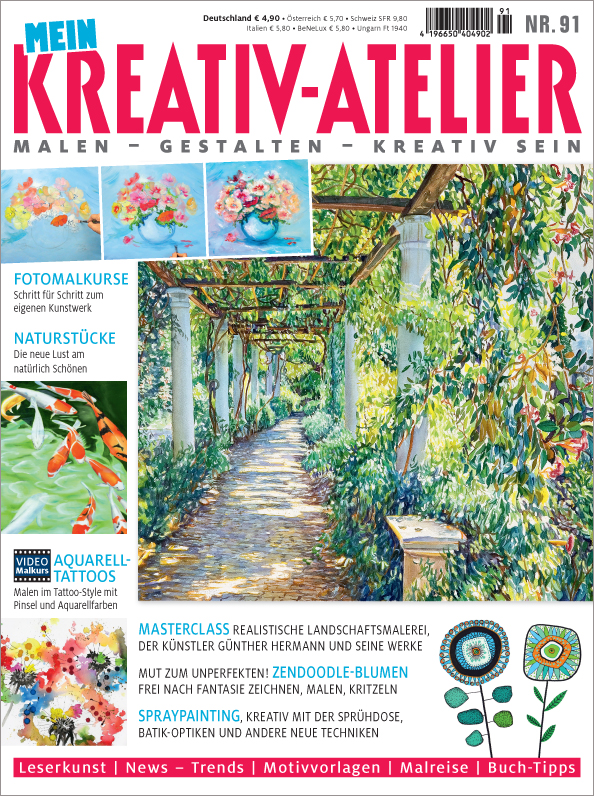 Farbenfrohe DIY-Malereien; florale Muster, lebhaft und kreativ gestaltet, ideal für Handarbeitsprojekte.