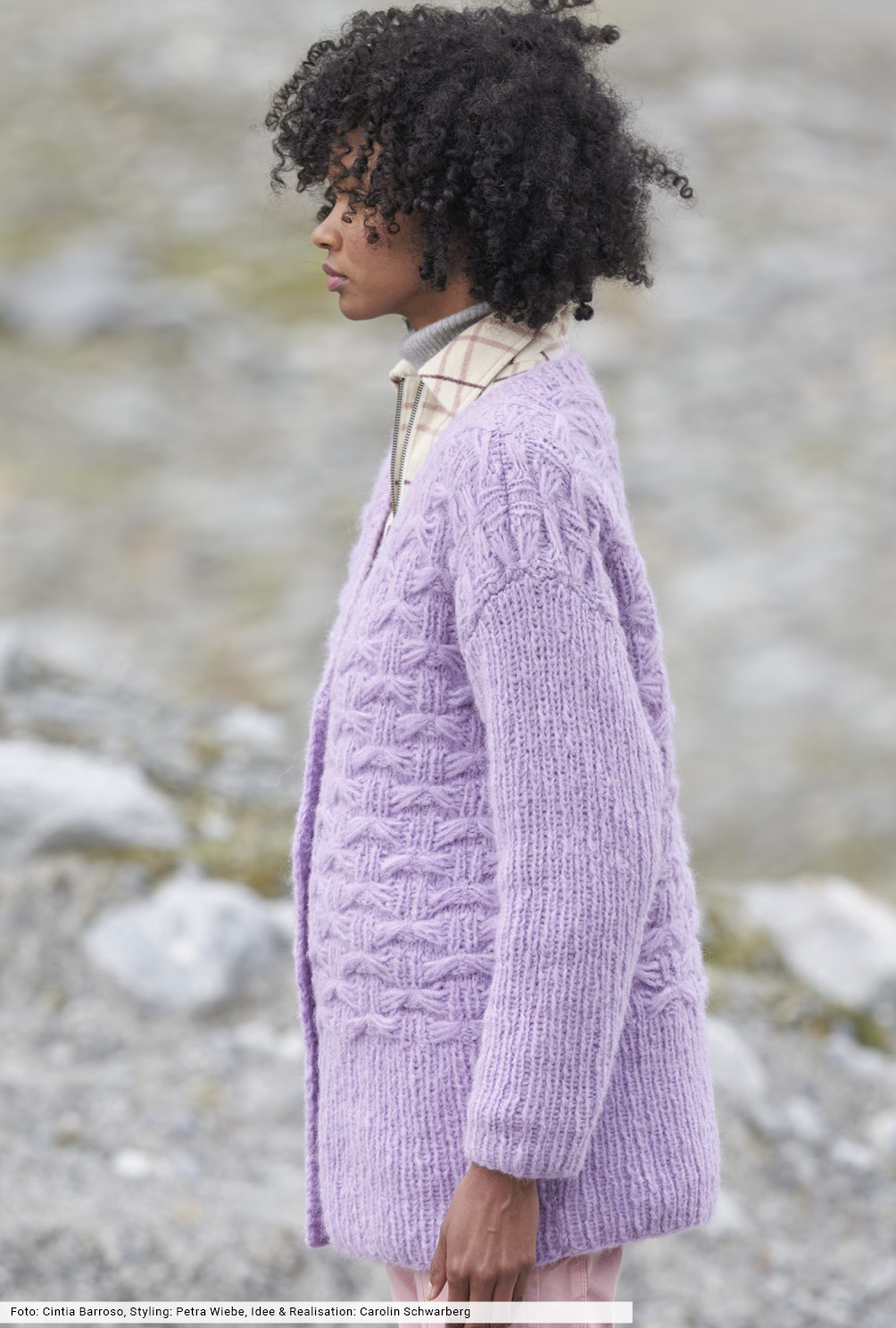 Modellansicht Bild 3: Jacke mit Fangmuster