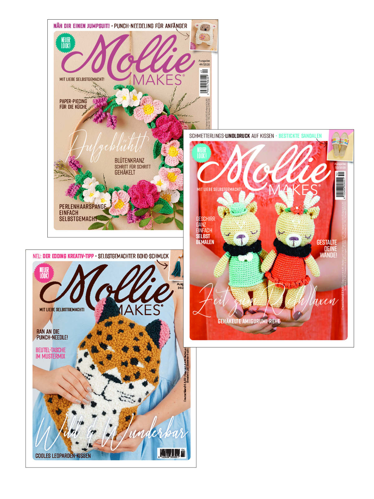 Mollie Makes - Bundle DIBu1/21: Mollie Makes Nr. 49/2020 + Mollie Makes Nr. 52/2020 + Mollie Makes Nr. 54/2020 Mollie Makes - Bundle DIBu1/21: Mollie Makes Nr. 49/2020 + Mollie Makes Nr. 52/2020 + Mollie Makes Nr. 54/2020