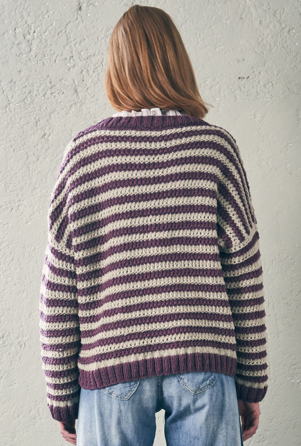 Modellansicht Bild 6: Ganz lässig: Die gestreifte Kurzjacke!