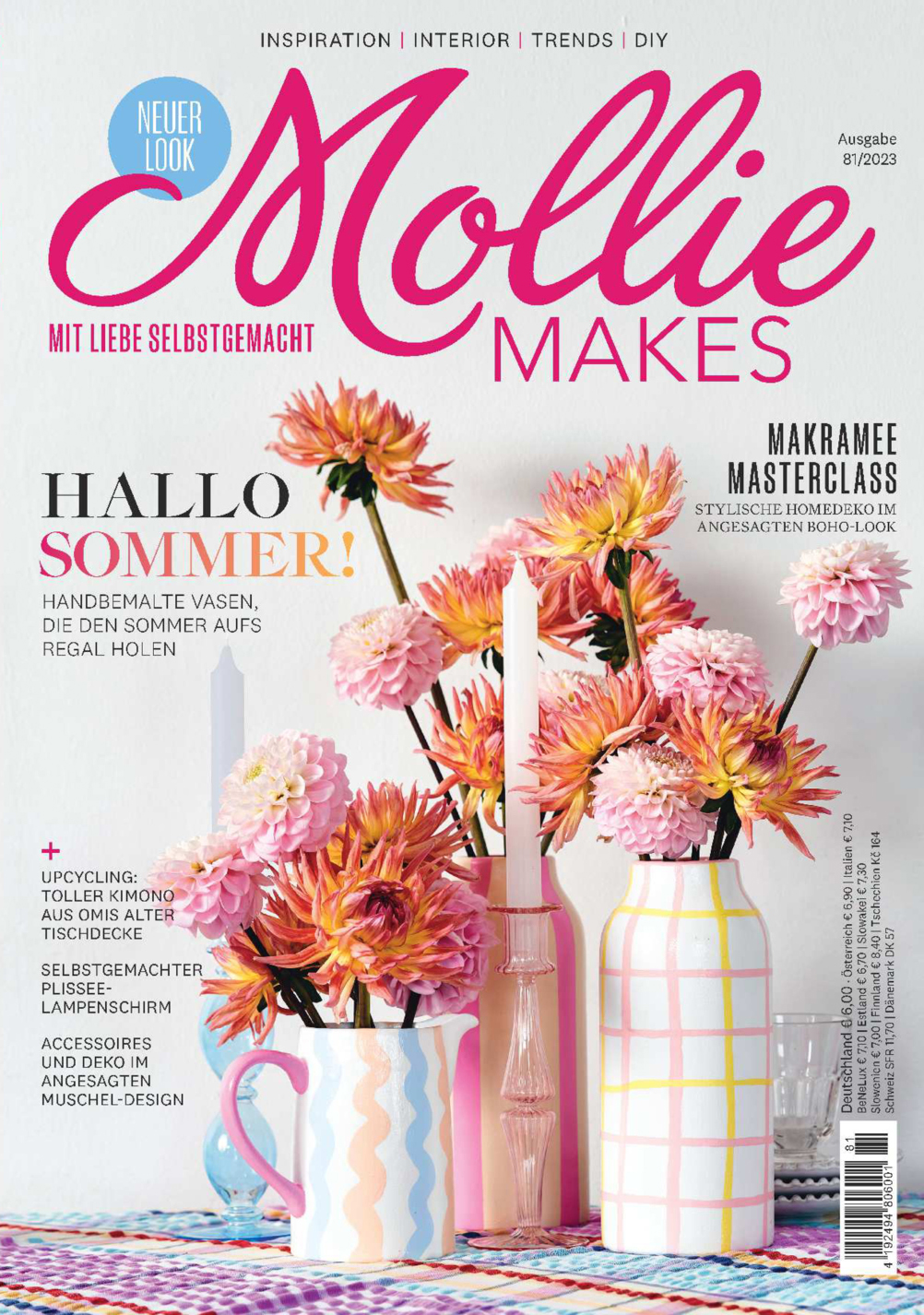 Magazin Produktbild: E-Paper Bundle Mollie Makes: 78+79+80+81+82+83