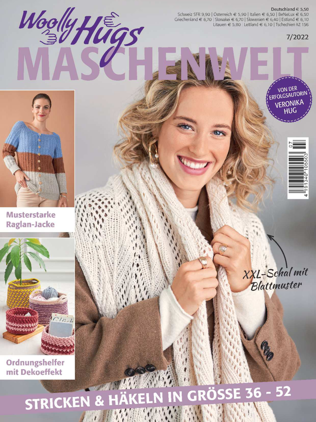 Woolly Hugs Maschenwelt Nr. 7/2022 - Stricken & Häkeln in Größe 36 - 52 Woolly Hugs Maschenwelt Nr. 7/2022 - Stricken & Häkeln in Größe 36 - 52