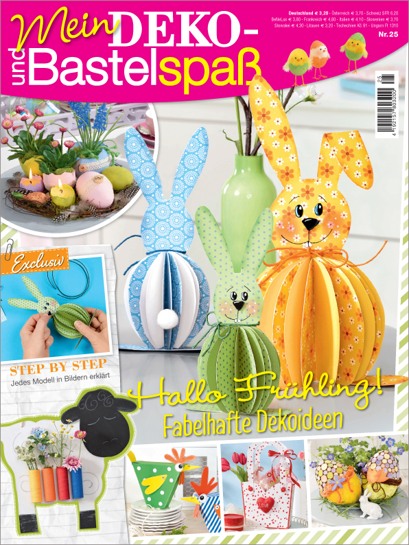 Magazin Produktbild: Mein Deko- und Bastelspaß Nr. 25/2017 - Hallo Frühling! Fabelhafte Dekoideen