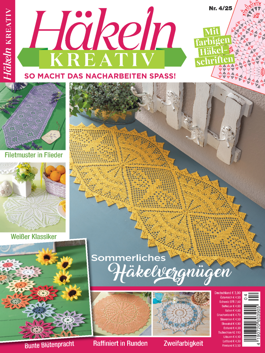 Magazin Produktbild: Häkeln kreativ 04/2025 - Sommerliches Häkelvergnügen