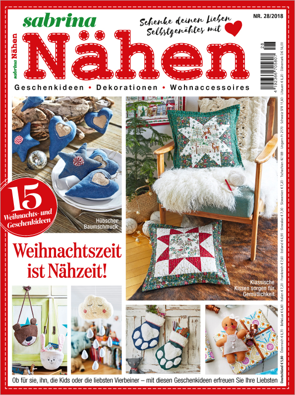 Magazin Produktbild: Sabrina Nähen - Weihnachtszeit ist Nähzeit!