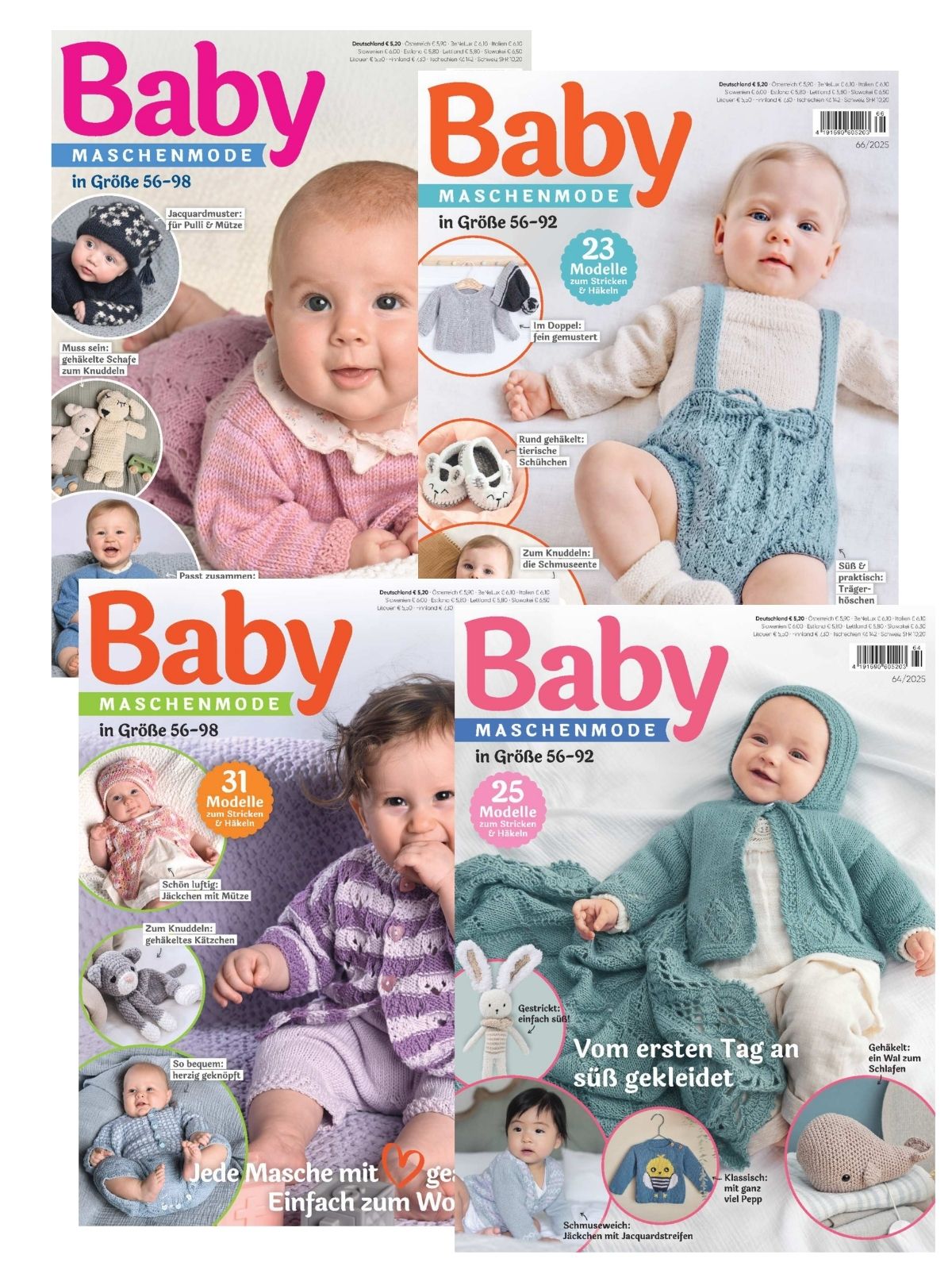 Sparpaket Produktbild: BABY MASCHENMODE E-Paper Archiv 2025 - alle Ausgaben als E-Paper Sparpaket