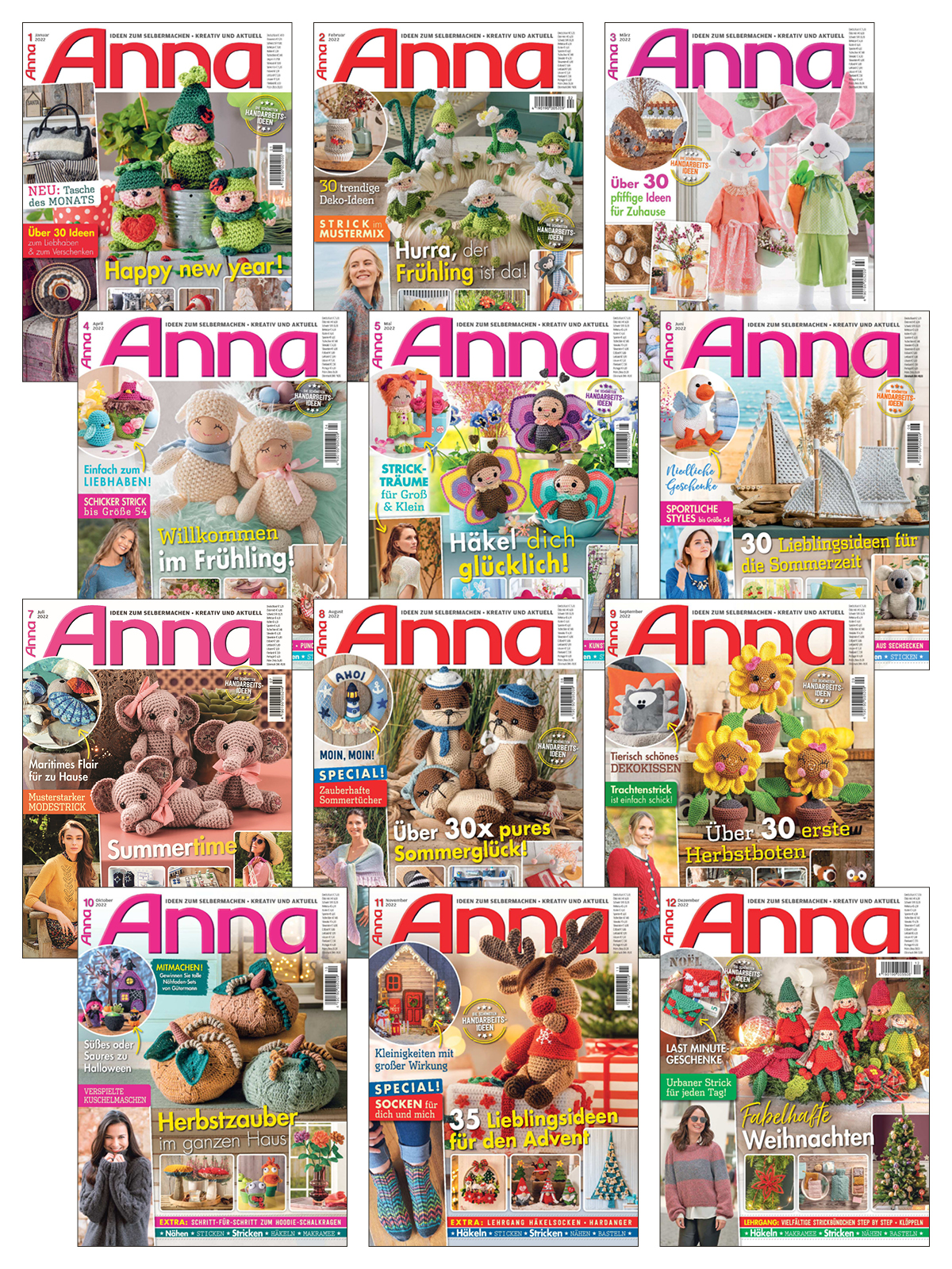 Magazin Produktbild: Anna E-Paper-Archiv 2022-alle Ausgaben als E-Paper-Sparpaket