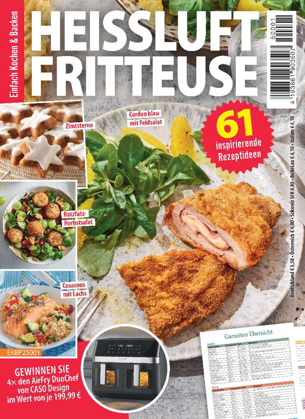 Magazin Produktbild: Einfach Kochen & Backen 1/2025 - Heissluft-Fritteuse