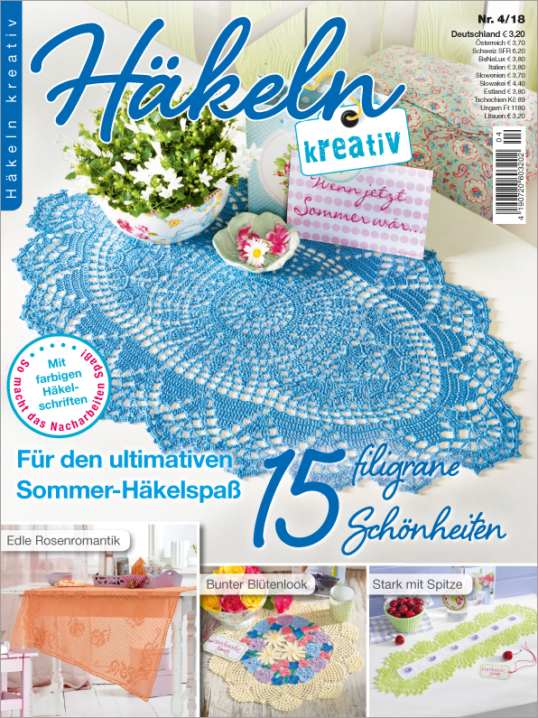 Häkeln kreativ Nr. 04/2018- Für den ultimativen Sommer-Häkelspaß