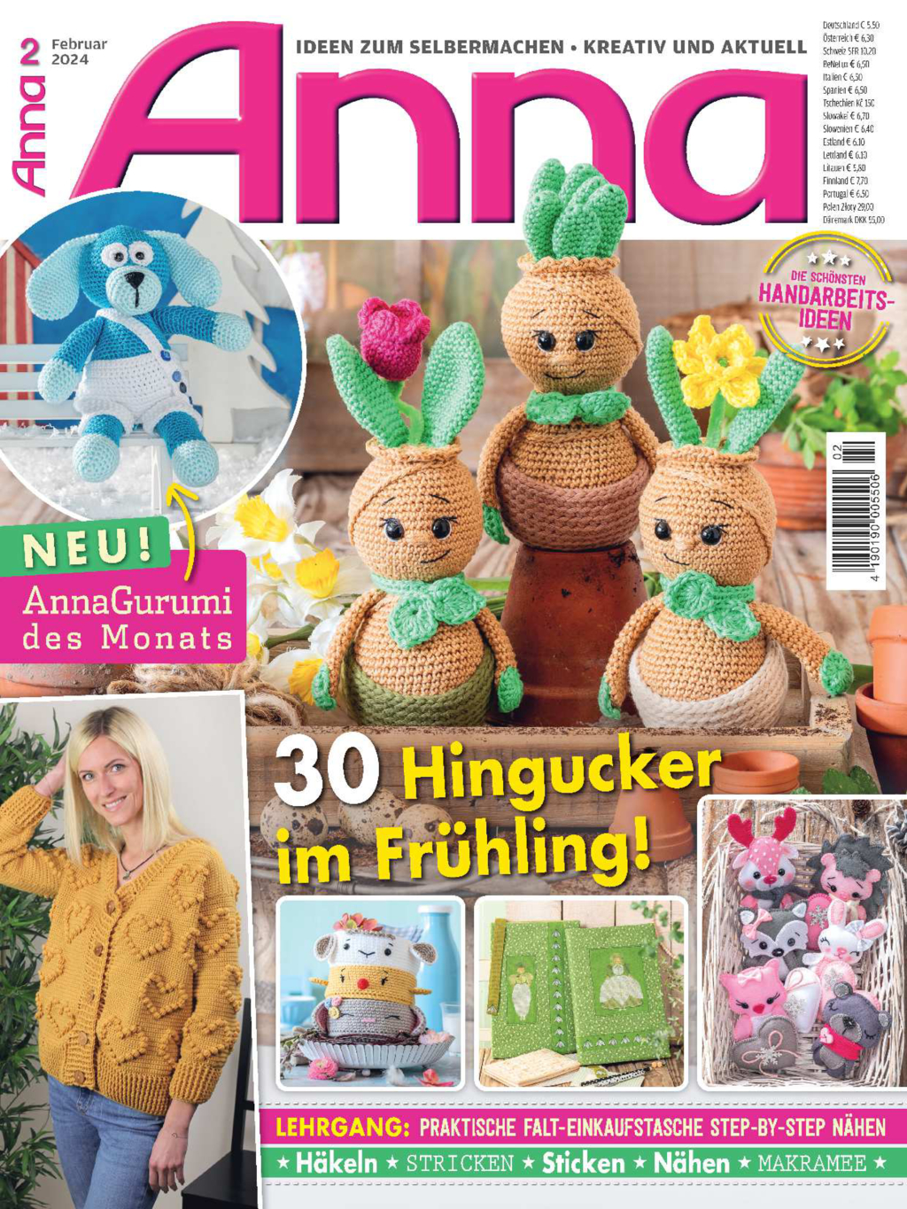 Magazin Produktbild: Anna Nr. 2/2024 - 30 Hingucker im Frühling!
