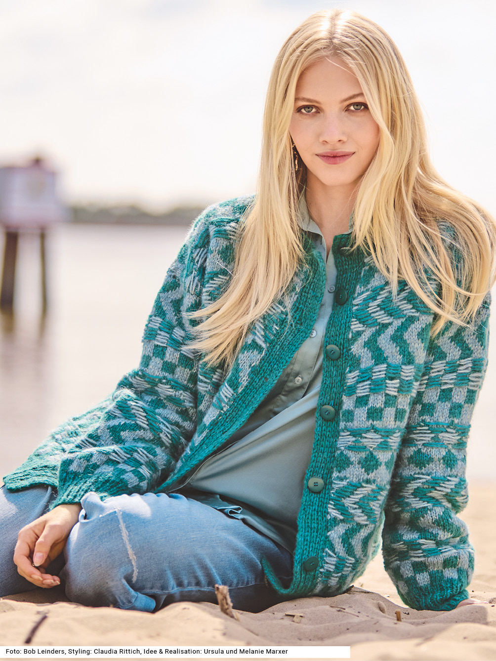 Modellansicht Bild 1: Jacke mit Jacquardmuster