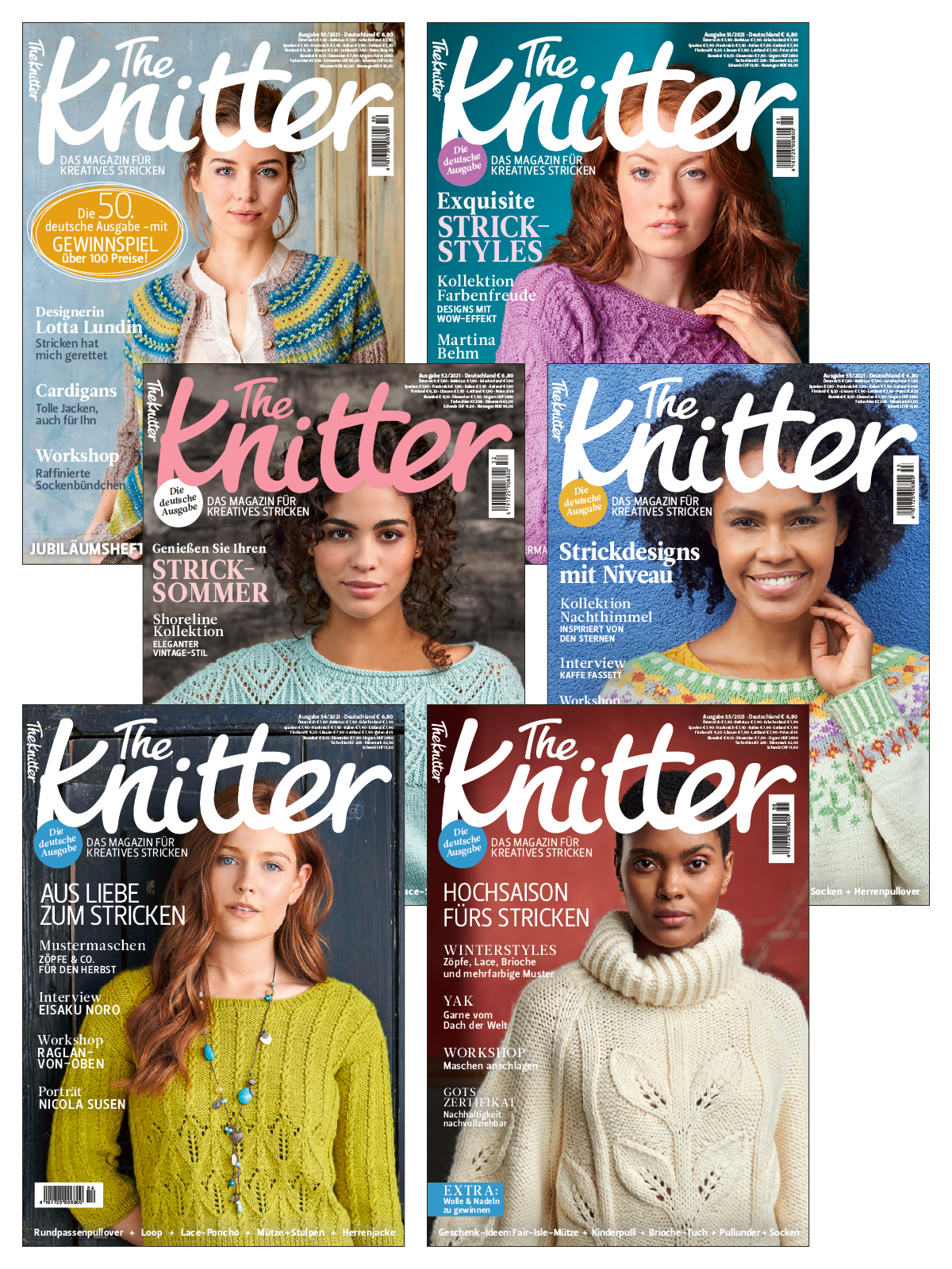 Magazin Produktbild: The Knitter E-Paper-Archiv 2021-alle Ausgaben als E-Paper-Sparpaket