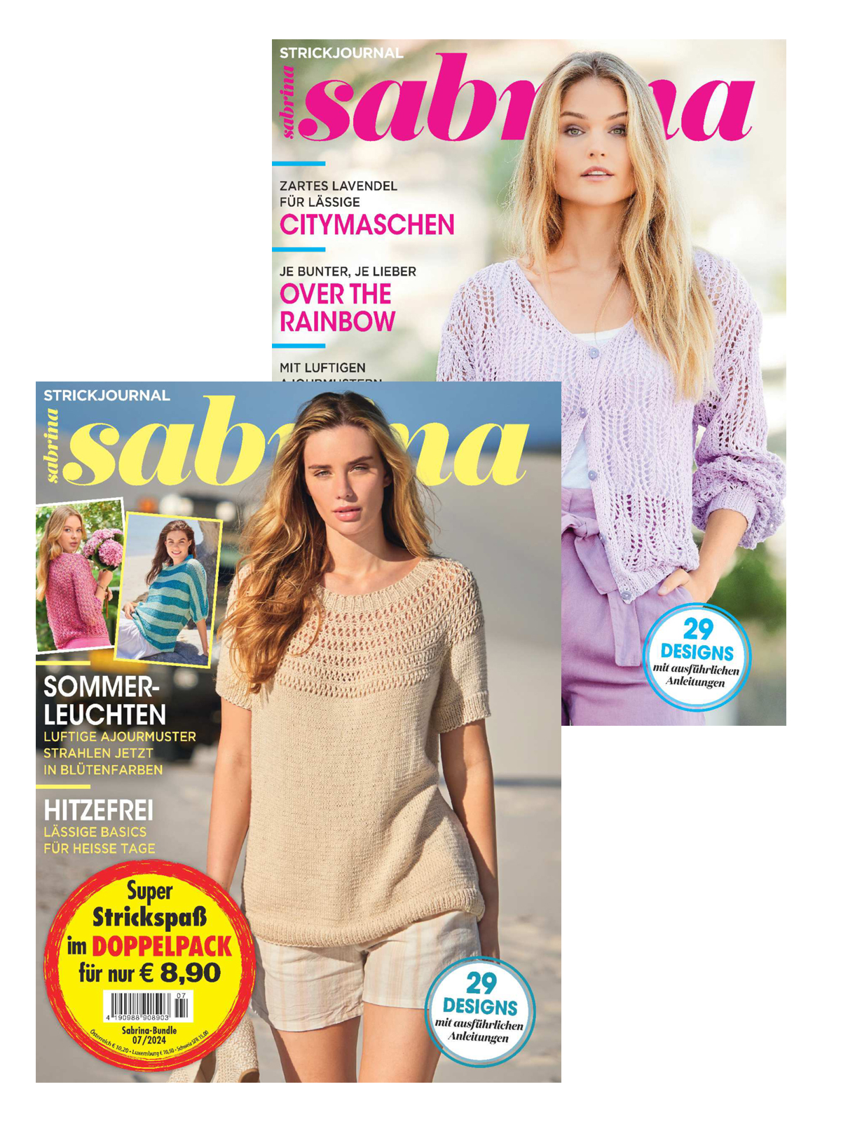 2 Zeitschriften: Sabrina Nr. 07/2024 + 06/2021