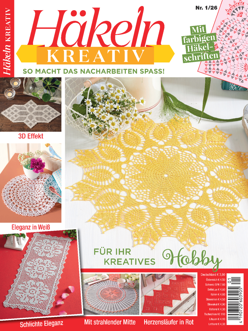 Magazin Produktbild: Häkeln kreativ 01/2026