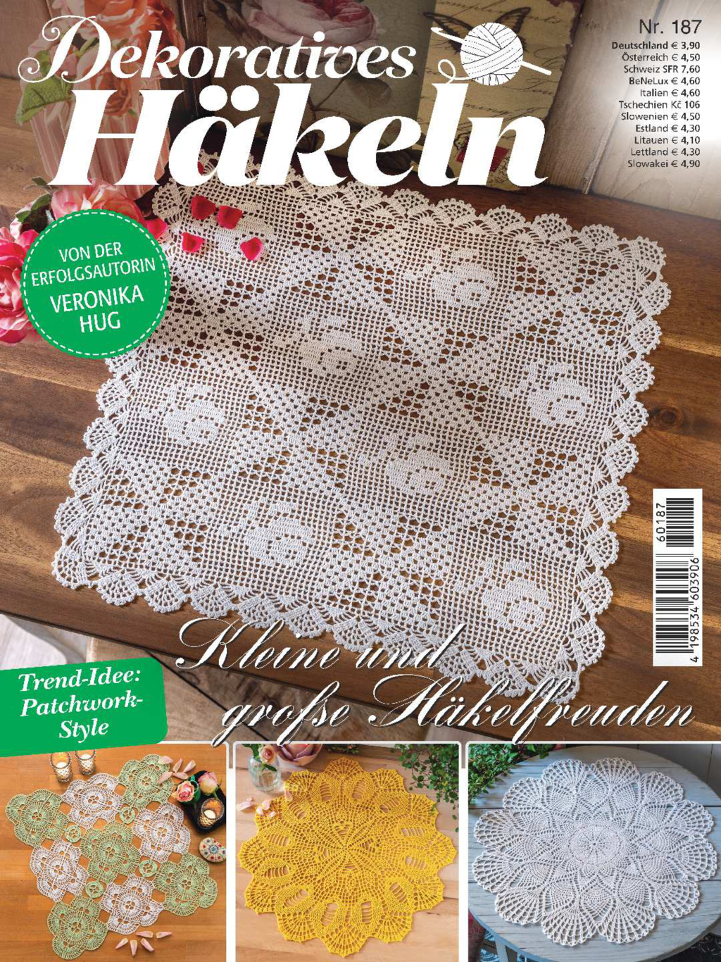 Magazin Produktbild: Dekoratives Häkeln Nr. 187 - Kleine und große Häkelfreuden