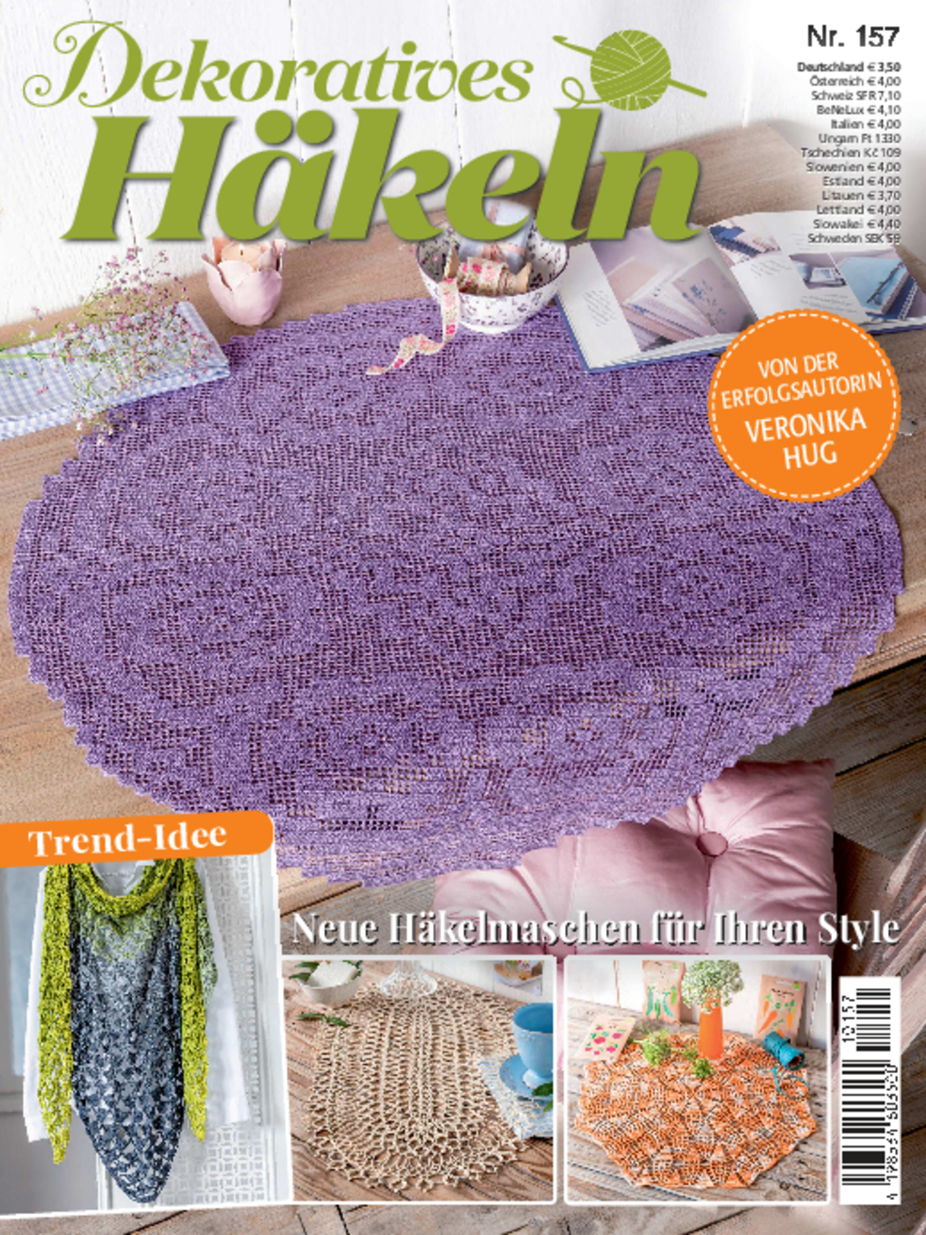 Dekoratives Häkeln Nr. 157/2021 - Neue Häkelmaschen für deinen Style