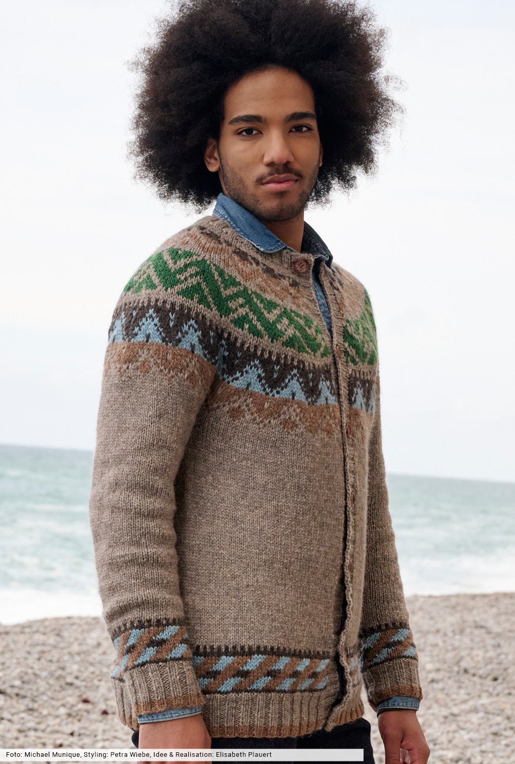 Modellansicht Bild 4: Jacke mit Jacquardpasse