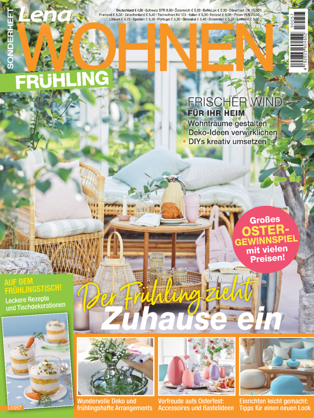 Lena Wohnen Sonderheft LE 057 - Der Frühling zieht Zuhause ein Magazin Produktbild: Lena Wohnen Sonderheft LE 057 - Der Frühling zieht Zuhause ein