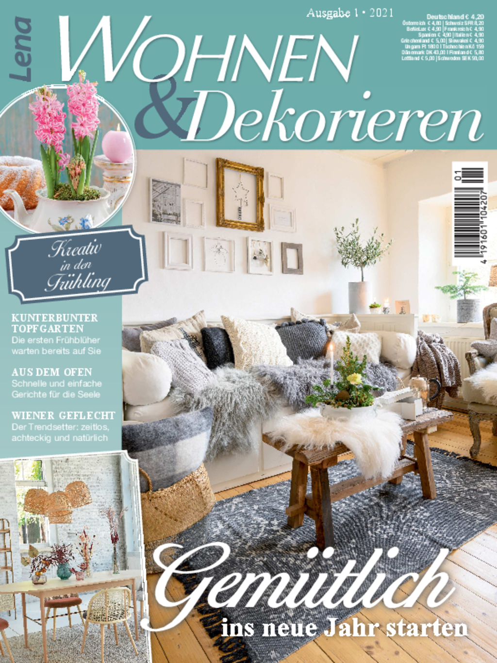 Magazin Produktbild: Lena Wohnen & Dekorieren Nr. 1/2021 - Gemütlich ins neue Jahr
