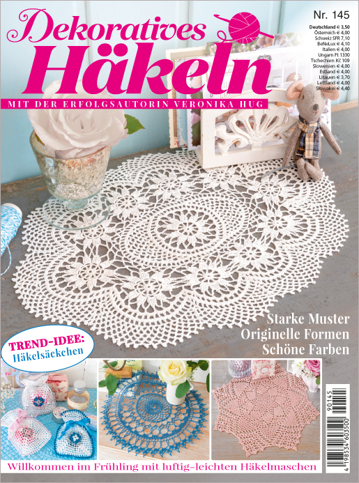 Magazin Produktbild: Dekoratives Häkeln - Starke Muster, originelle Formen, schöne Farben