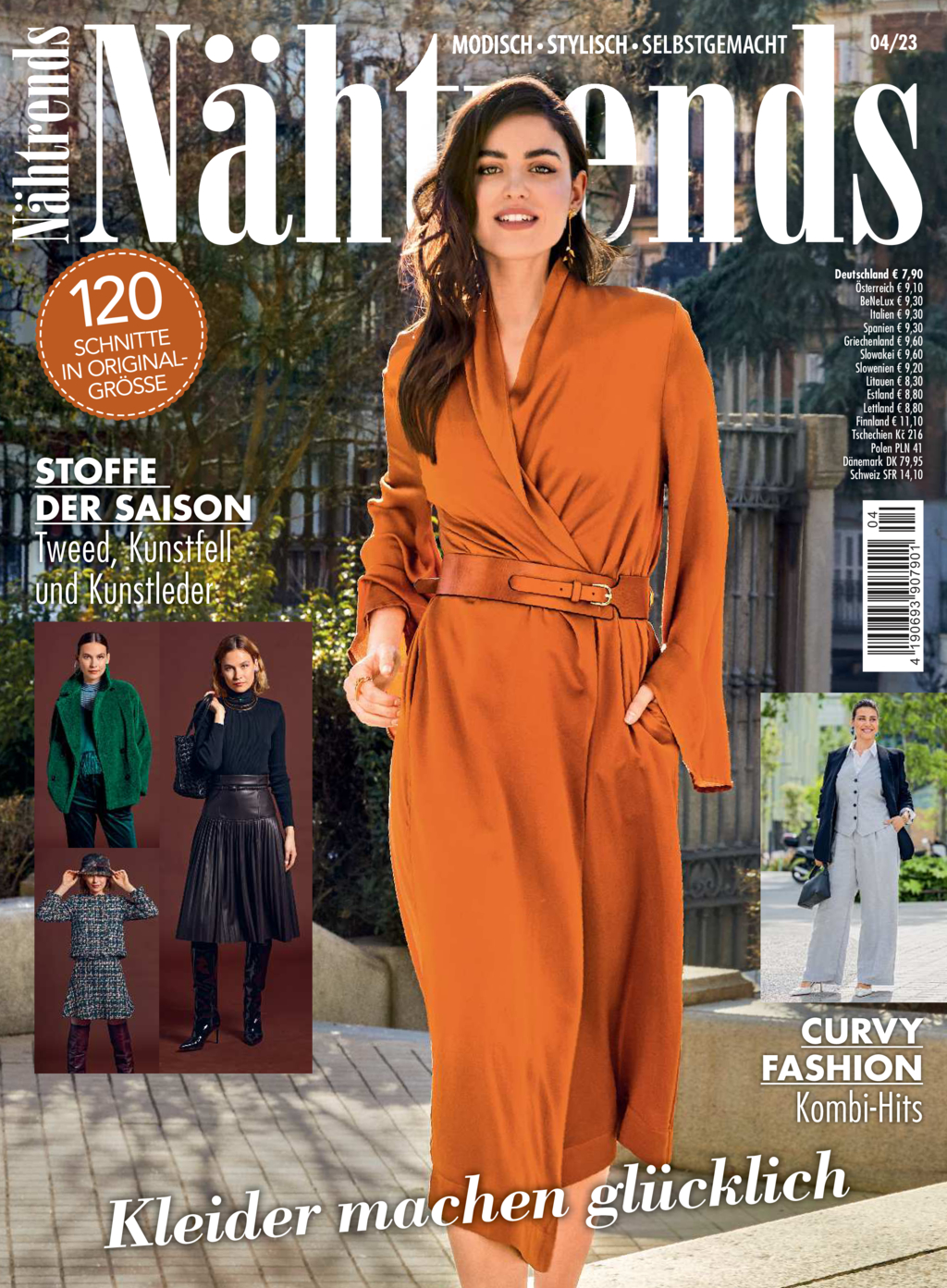 Nähtrends Nr. 4/2023 - Kleider machen glücklich Magazin Produktbild: Nähtrends Nr. 4/2023 - Kleider machen glücklich