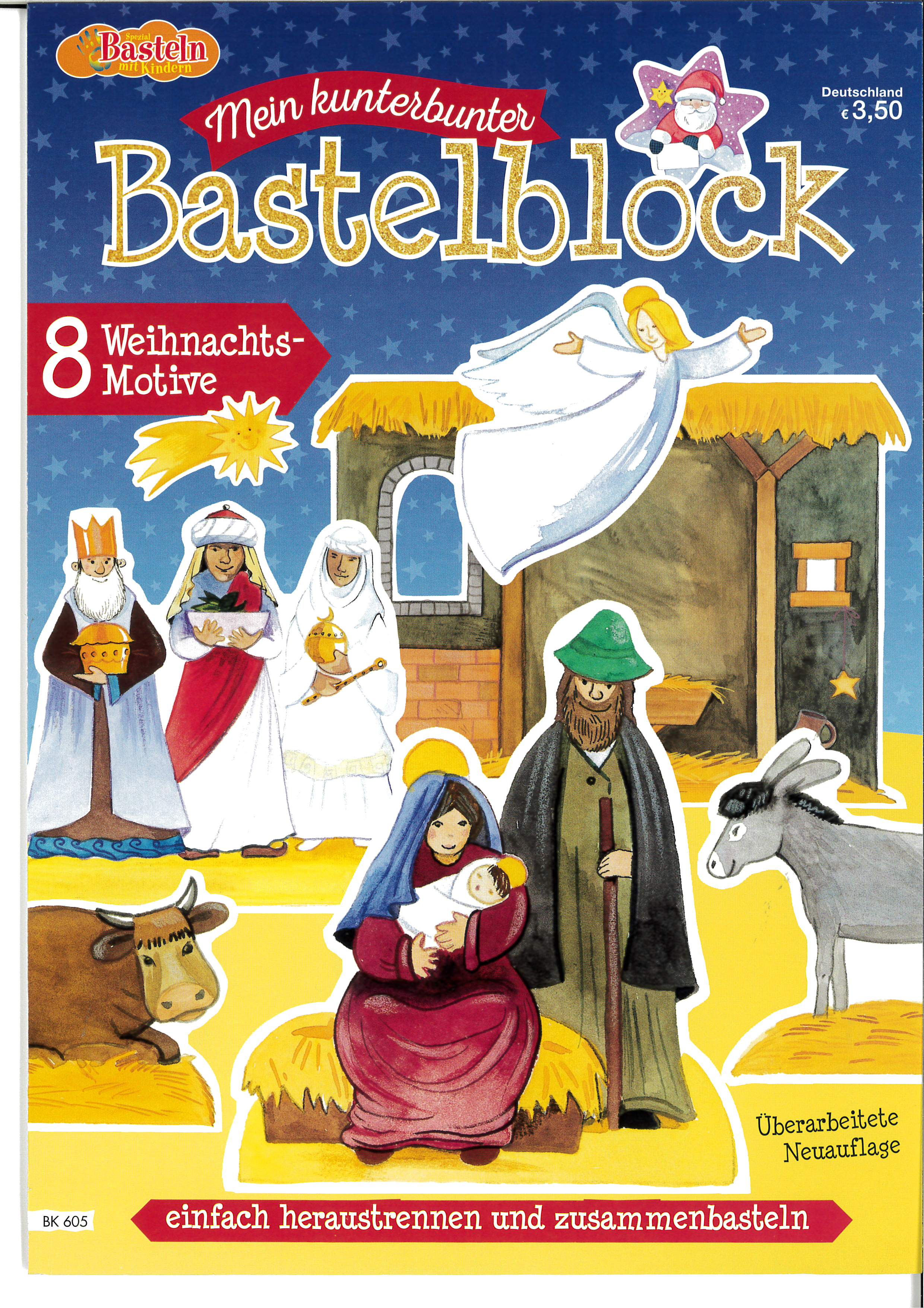 Basteln mit Kindern Spezial BK 605 - Bastelblock Weihnachten Magazin Produktbild: Basteln mit Kindern Spezial BK 605 - Bastelblock Weihnachten