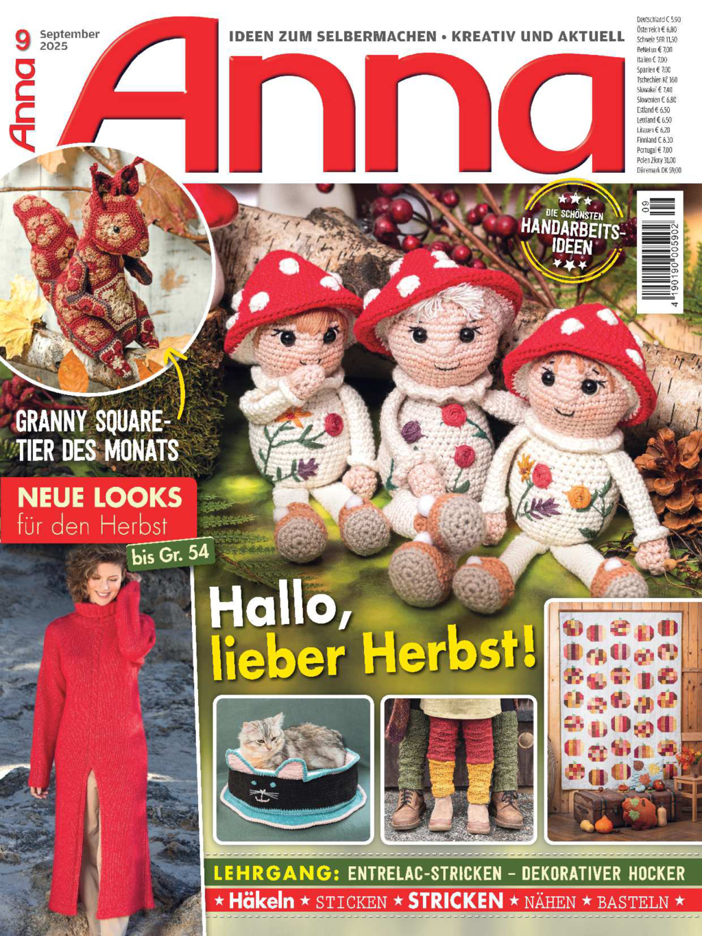 Magazin Produktbild: Anna Nr. 9/2025 - Hallo, lieber Herbst!