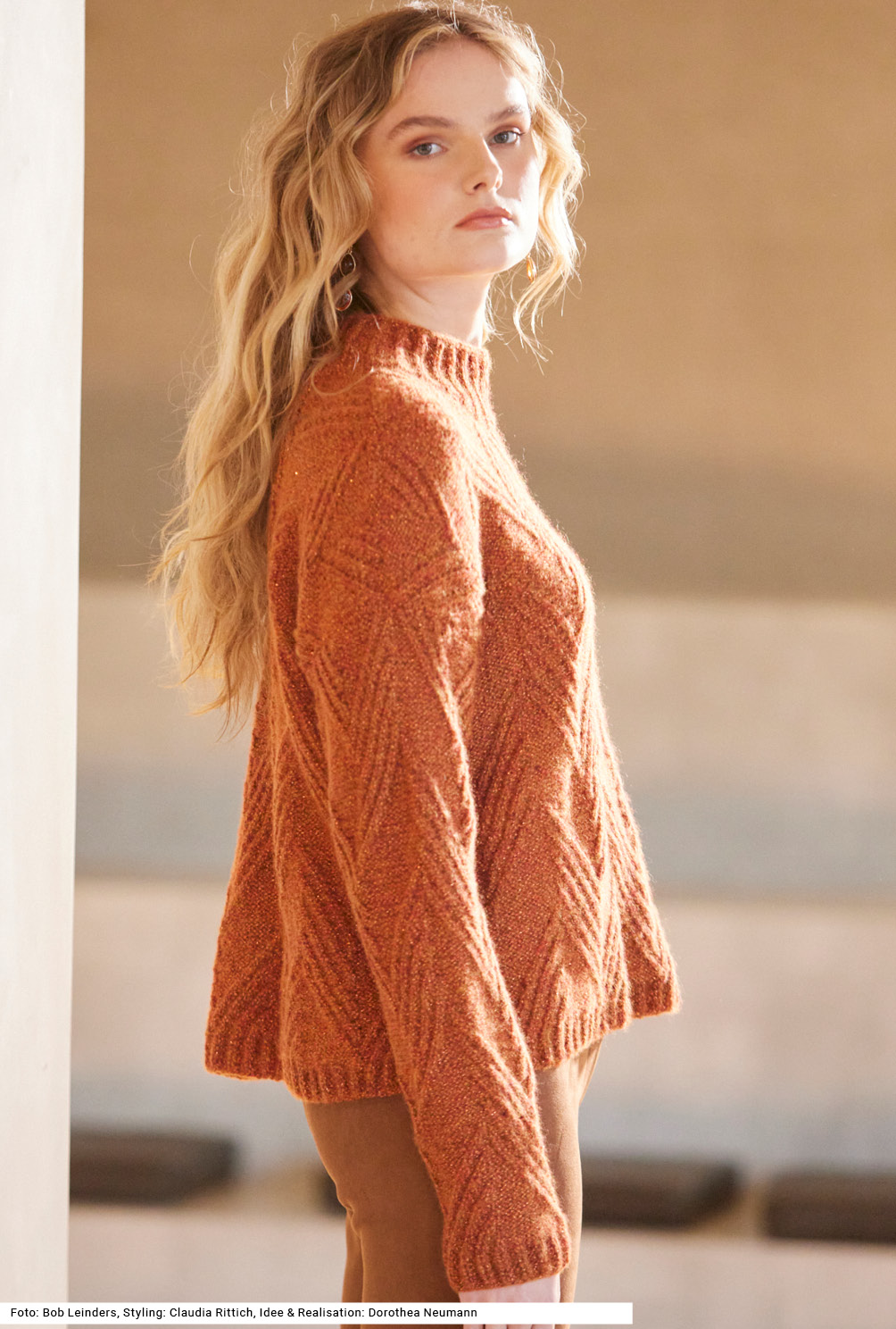 Modellansicht Bild 4: Pulli mit Strukturmuster