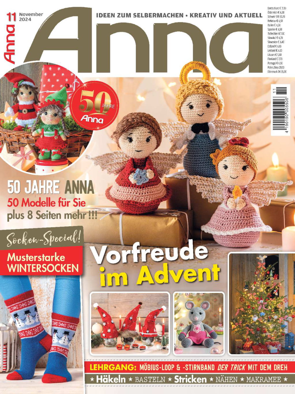 Magazin Produktbild: Anna Nr. 11/2024 - Vorfreude im Advent