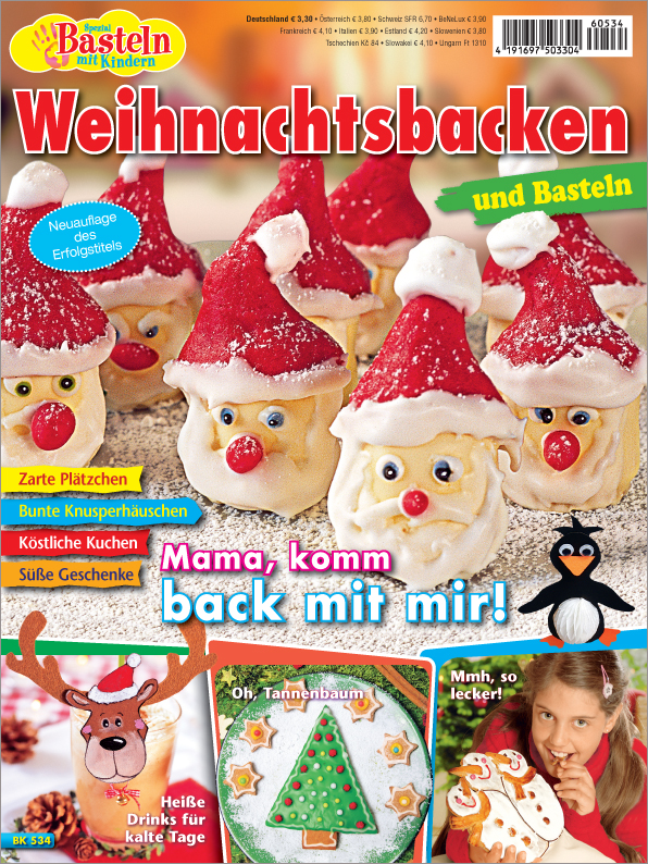 Basteln mit Kindern Spezial BK 534 - Weihnachtsbacken und Basteln Magazin Produktbild: Basteln mit Kindern Spezial BK534- Weihnachtsbacken und Basteln