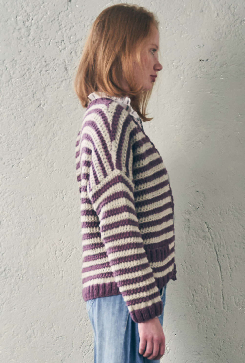 Modellansicht Bild 7: Ganz lässig: Die gestreifte Kurzjacke!