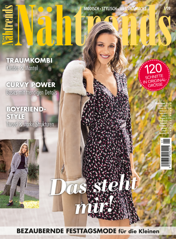 Nähtrends Nr. 01/2020 - Das steht mir! Magazin Produktbild: Nähtrends 1/20-   Das steht mir!