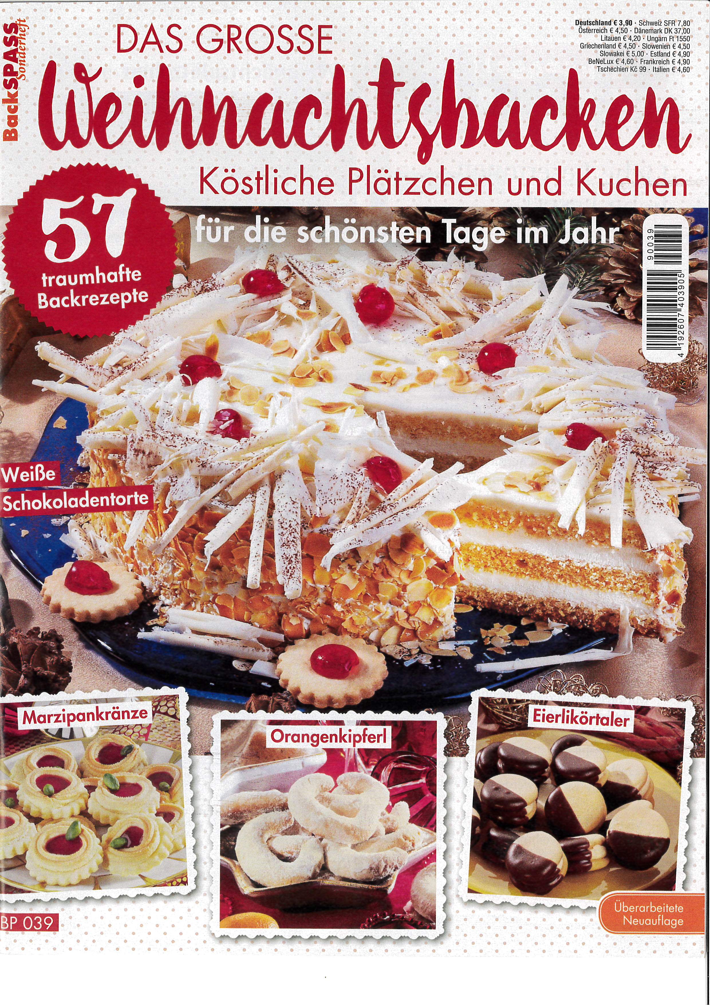 Backspaß Sonderheft BP 039 - Das grosse Weihnachtsbacken