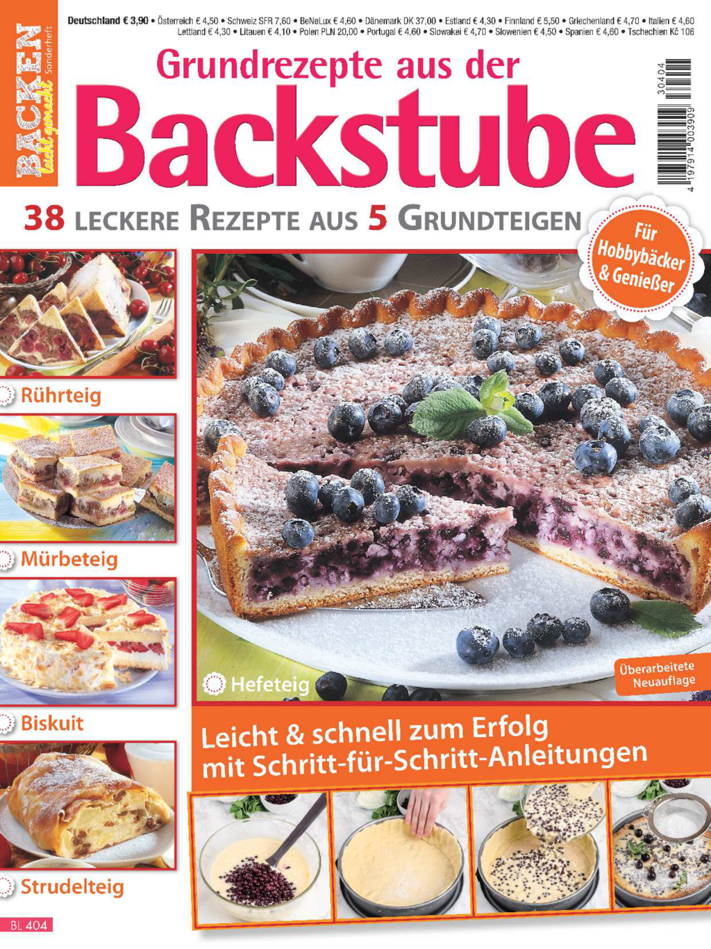 Backen leicht gemacht Sonderheft BL 404 - Grundrezepte aus der Backstube Magazin Produktbild: Backen leicht gemacht Sonderheft BL 404 - Grundrezepte aus der Backstube