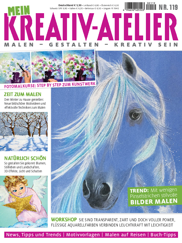 Magazin Produktbild: Mein Kreativ-Atelier Nr. 119 - Zeit zum Malen