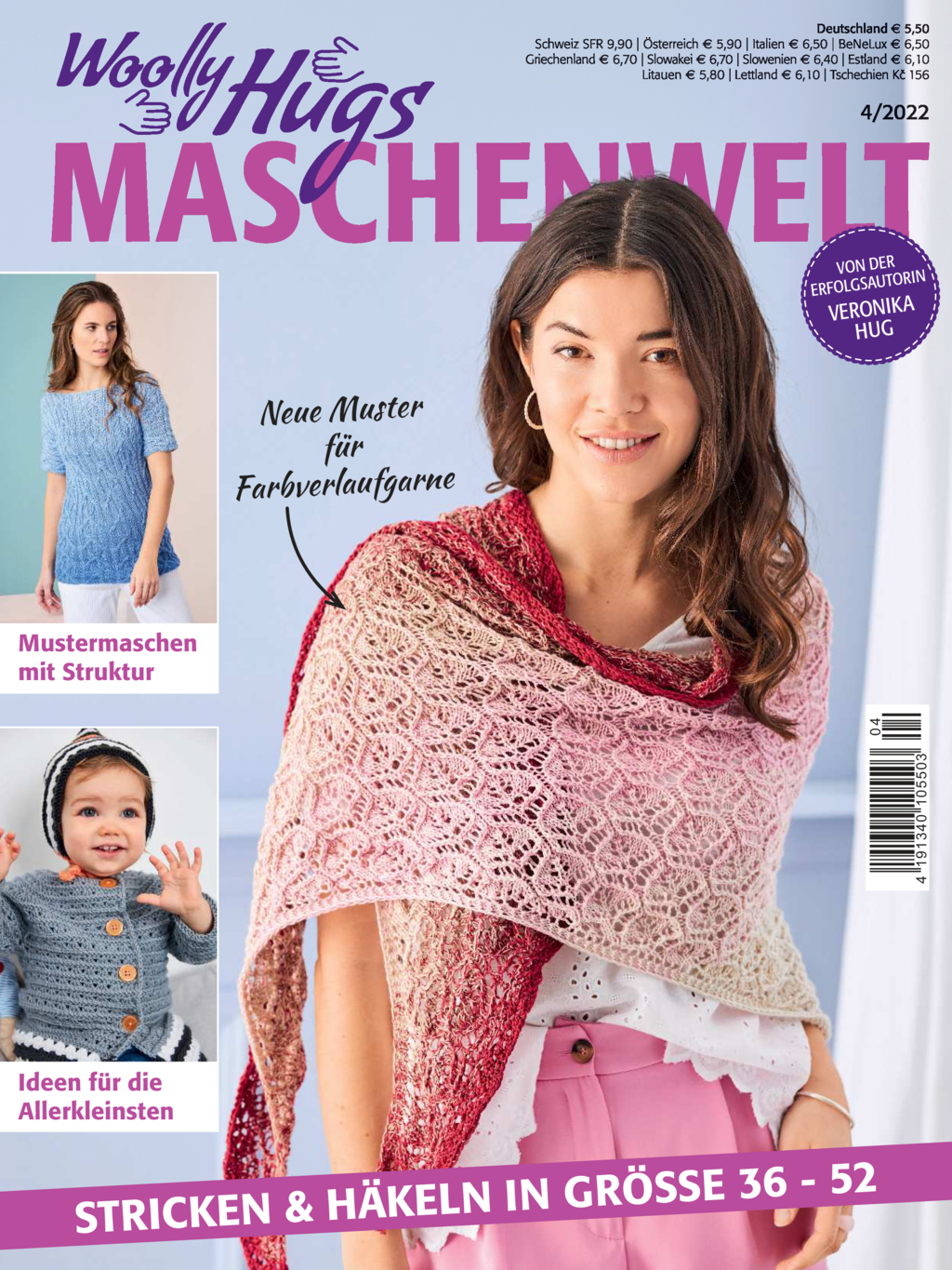 Woolly Hugs Nr. 4/2022 - Stricken und Häkeln in Größe 36 - 52 Woolly Hugs Nr. 4/2022 - Stricken und Häkeln in Größe 36 - 52