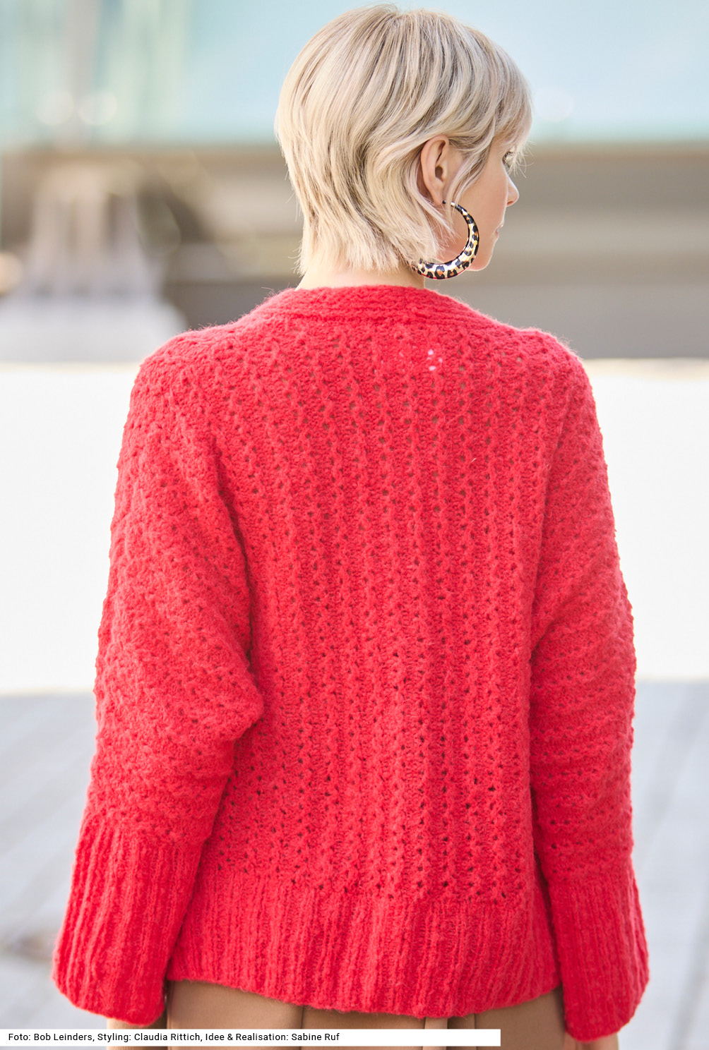 Modellansicht Bild 5: Jacke mit Fledermausärmeln